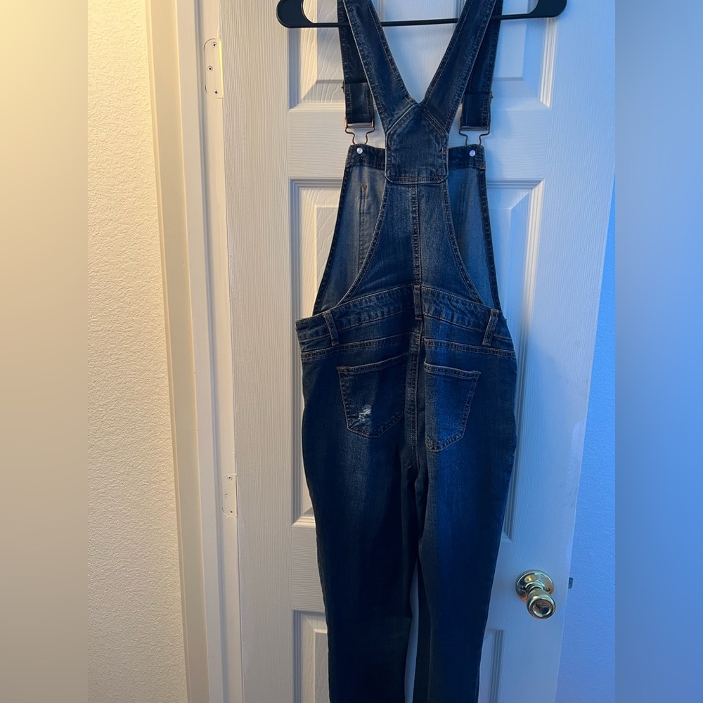 Blue spice, size 7 overalls